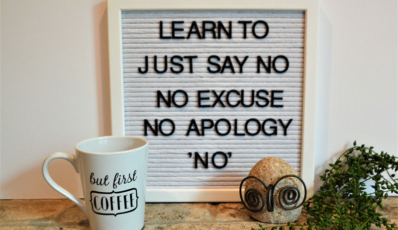 Learn How to Say No
